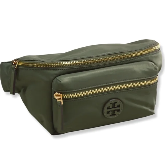 Tory Burch Olive Green Belt Bag Nylon Bum Bag - Picture 5 of 11